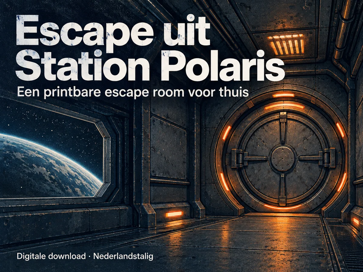 Hoofdbeeld van Escape uit Station Polaris, een Nederlandstalige digitale download.